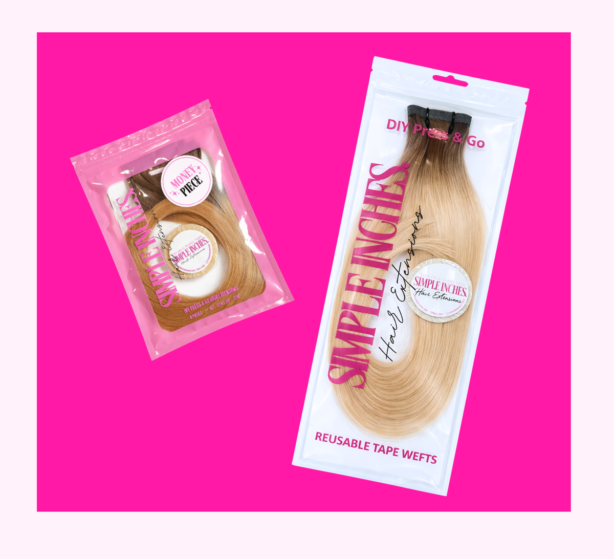 Simple Inches Hair Extensions | DIY Luxury Extensions Made Simple