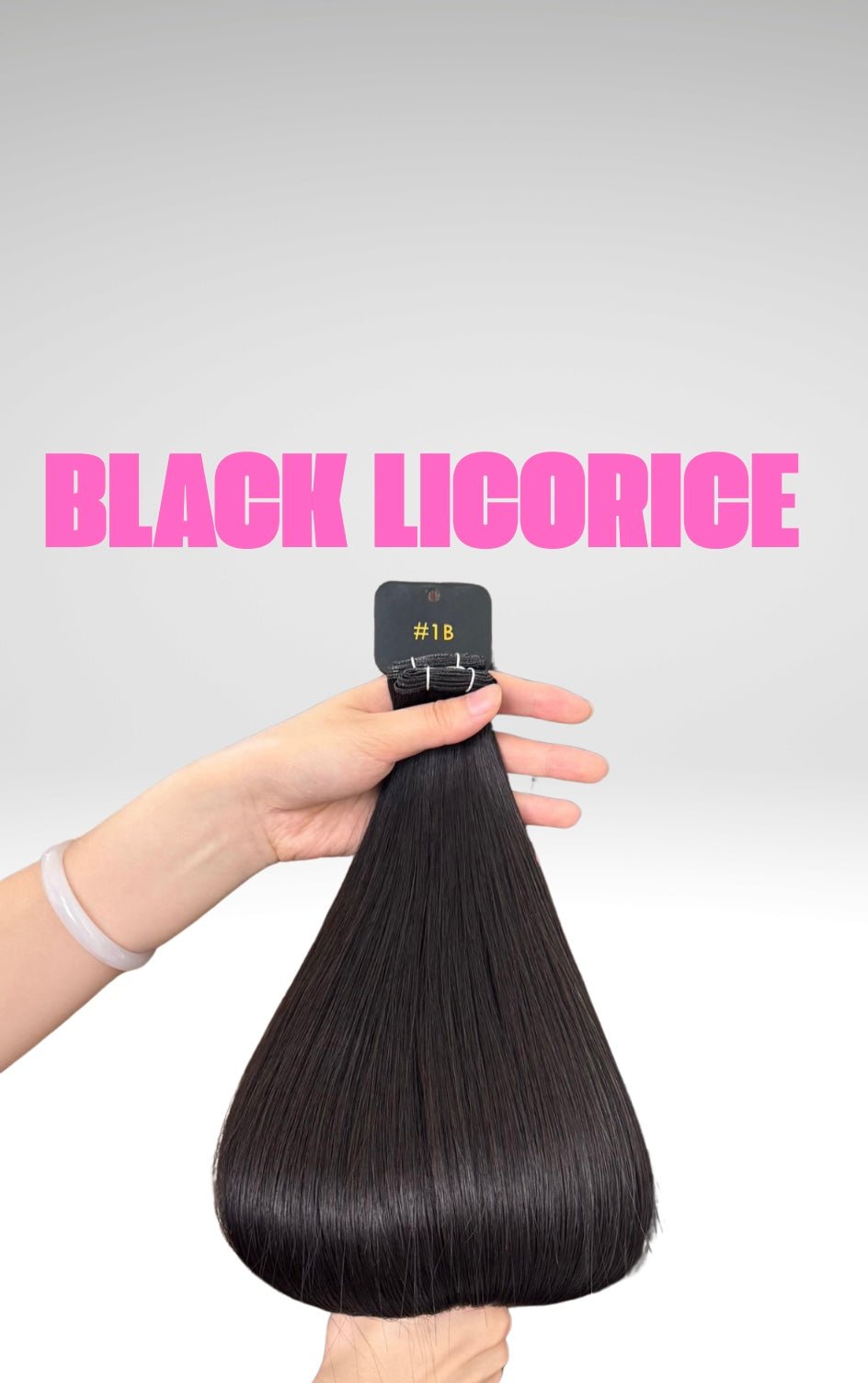 1B Black Licorice - Simple Inches. Hair Extensions