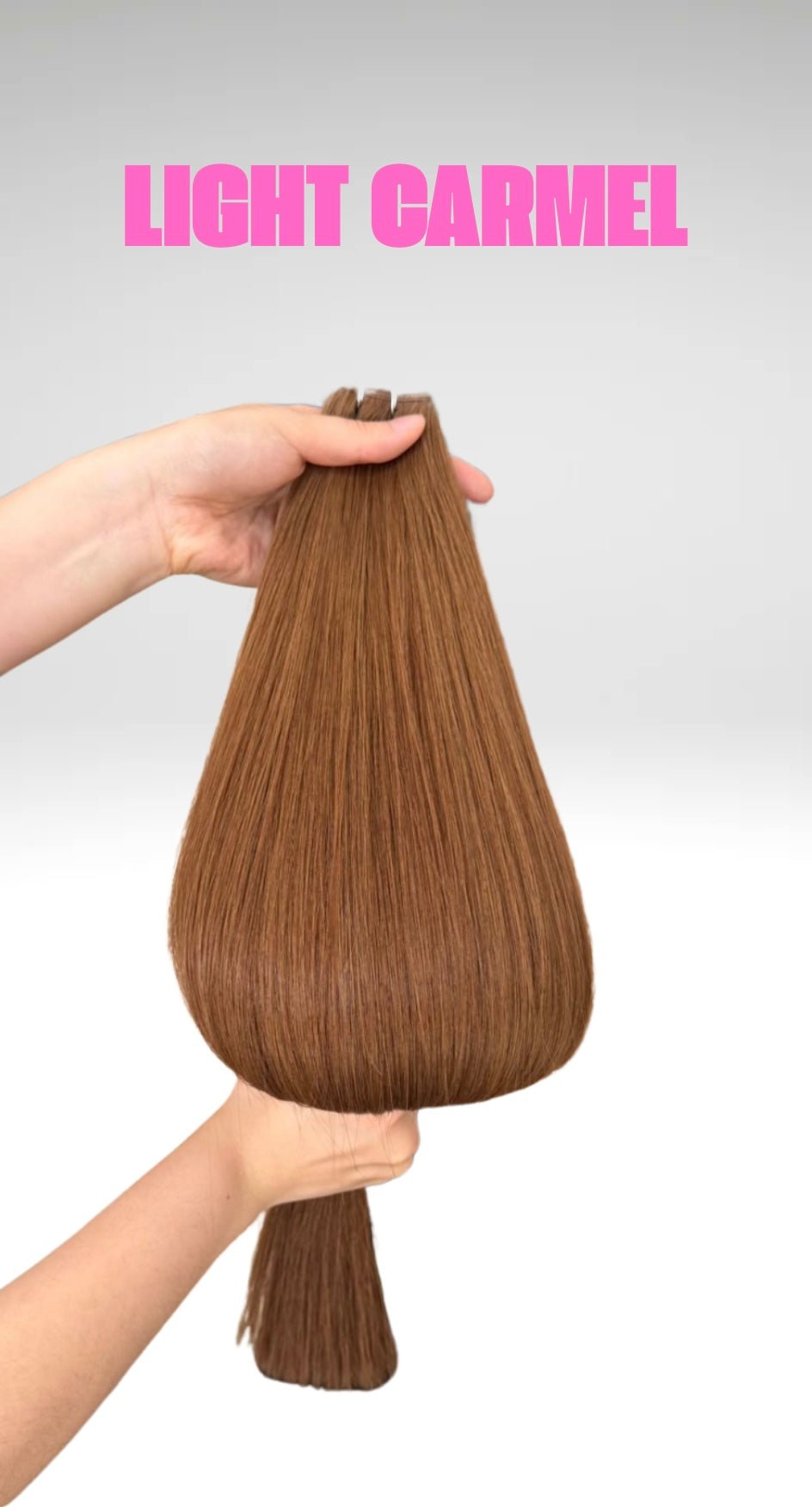 8Light Carmel - Simple Inches. Hair Extensions