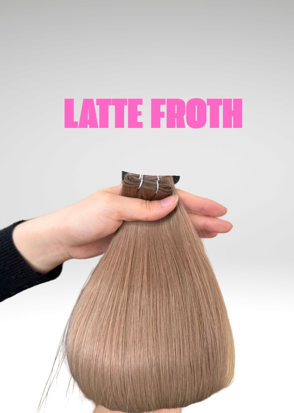 9 Latte Froth - Simple Inches. Hair Extensions
