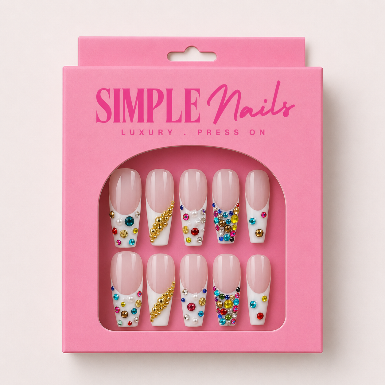 Razzle Dazzle (Long Nails)