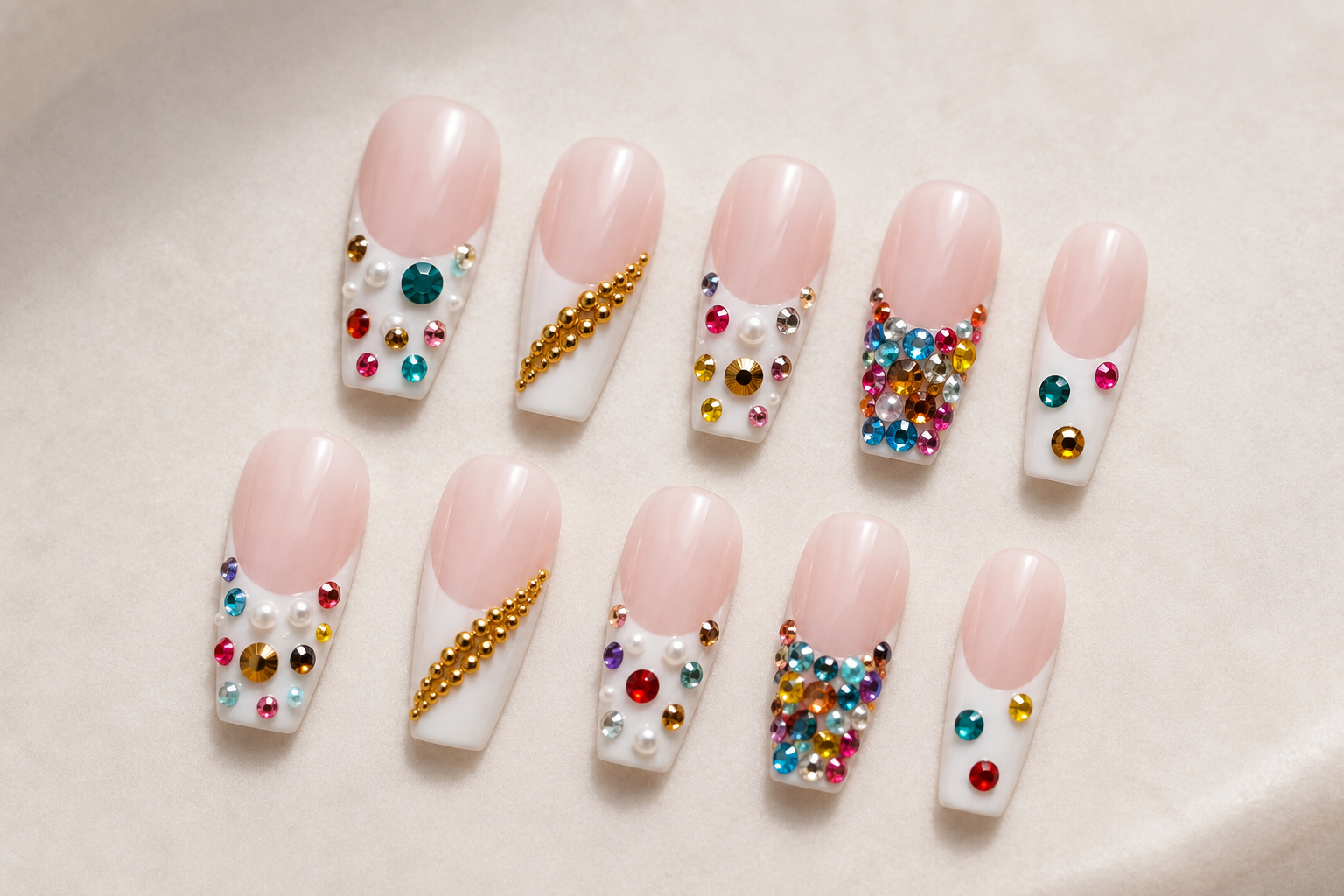 Razzle Dazzle (Long Nails)