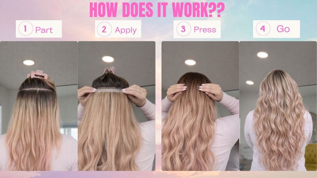 ASH BROWN - Simple Inches Hair Extensions