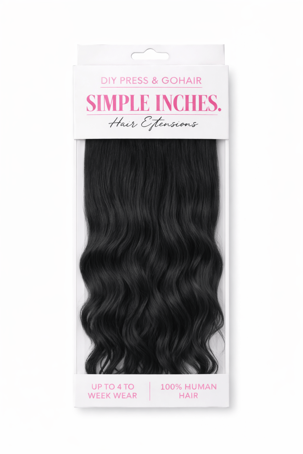 Black Licorice - Simple Inches. Hair Extensions