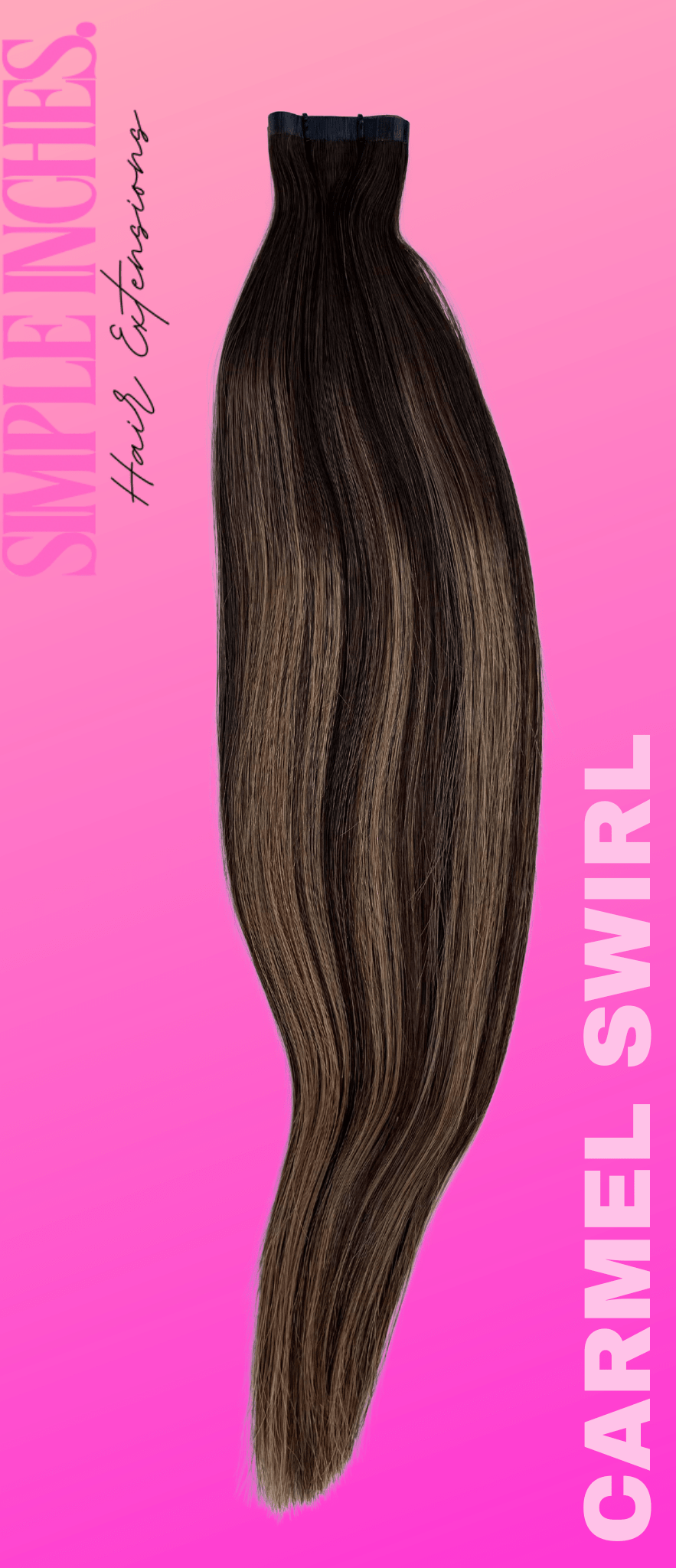 CARMEL SWIRL - Simple Inches Hair Extensions