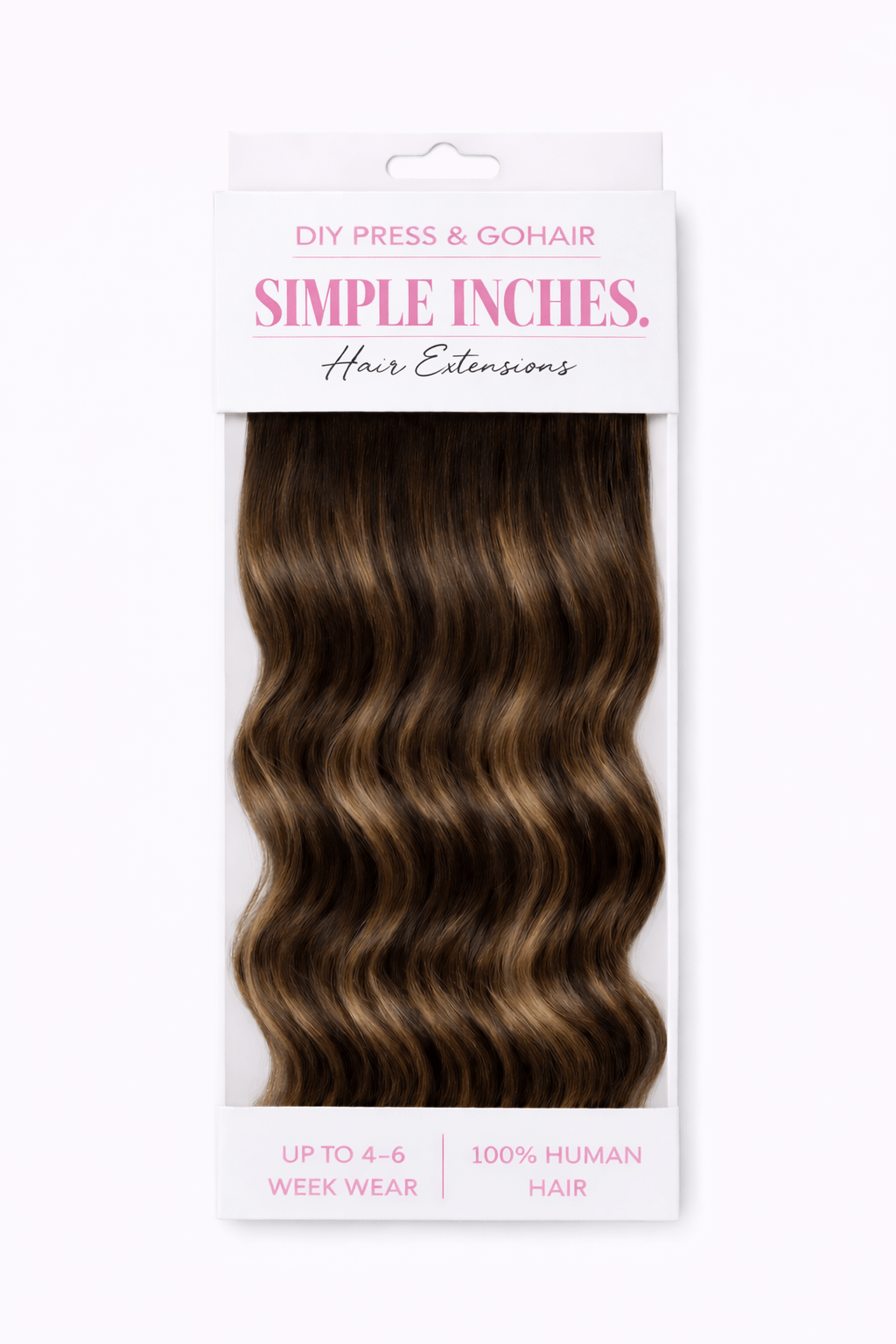 Carmel Swirl - Simple Inches. Hair Extensions