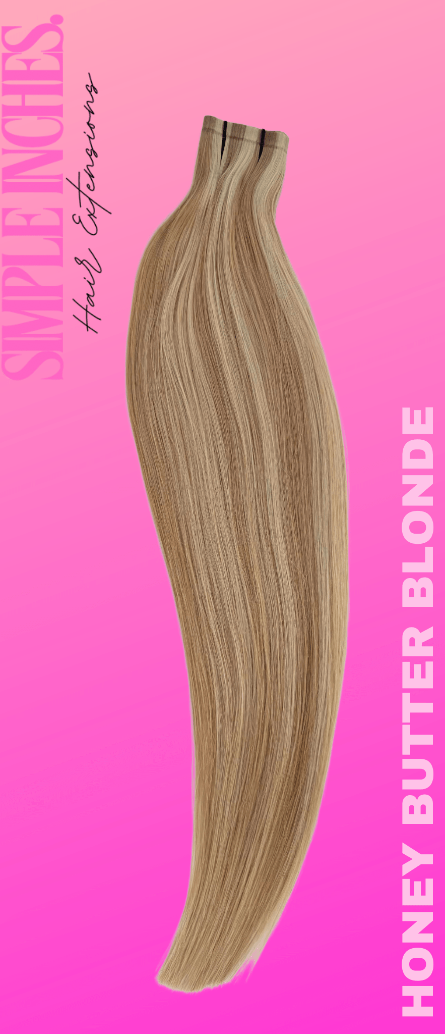 HONEY BUTTER BLONDE - Simple Inches Hair Extensions