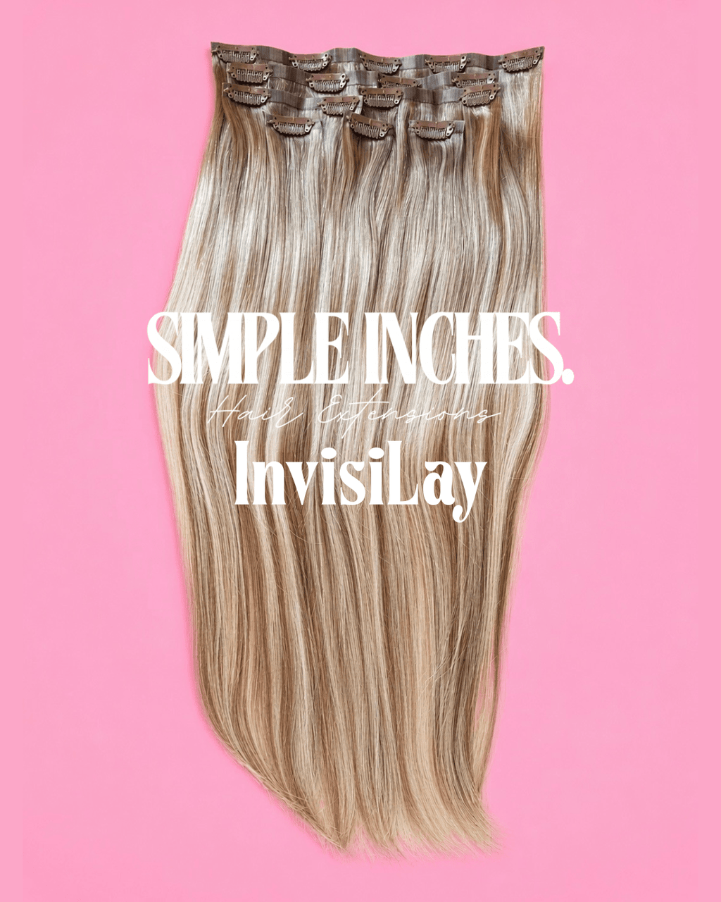 InvisiLay Clip-In Hair Extensions - Simple Inches Hair Extensions