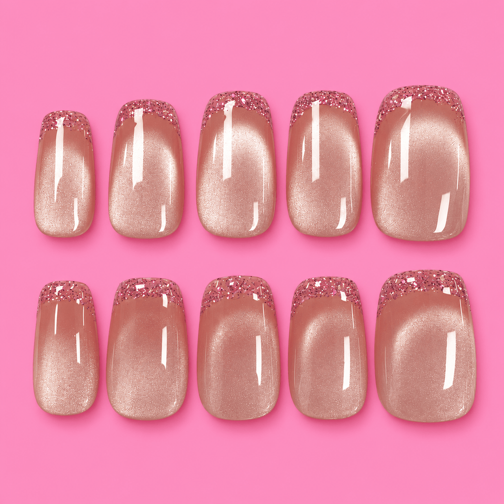 Rosé shimmer - Simple Inches Hair Extensions