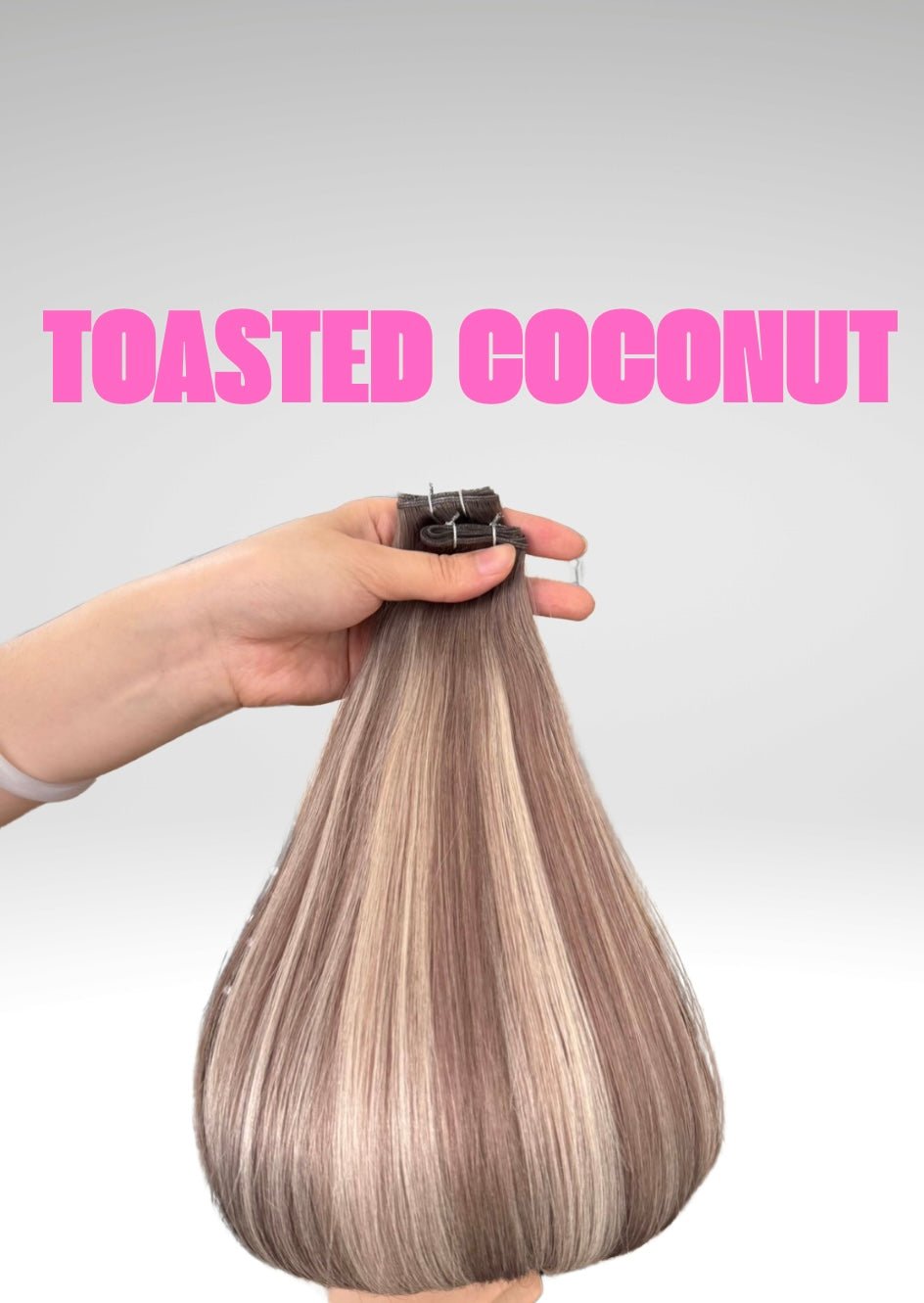 TOASTED COCONUT - Simple Inches. Hair Extensions