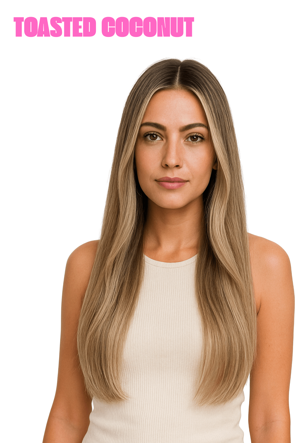 TOASTED COCONUT - Simple Inches. Hair Extensions