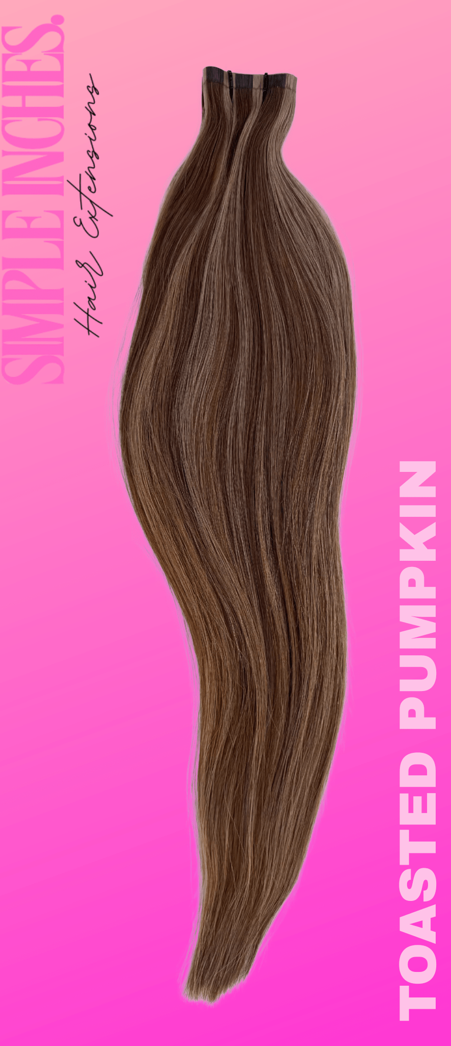 TOASTED PUMPKIN - Simple Inches Hair Extensions