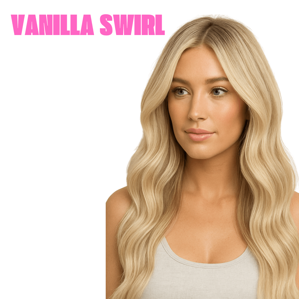 VANILLA SWIRL - Simple Inches. Hair Extensions